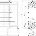 ТЕПЛООБМЕННИК РИДАН НН №113 ДУ=250 (КОЛ-ВО ПЛАСТИН 39)