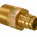 1136691 USYSTEMS штуцер с наружной резьбой латунный для труб PE-Xa 40-R1 1/4"НР, тип 2 '20Ф